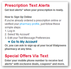 Walgreens Mobile Application Now Includes Text Messaging To Notify When ...